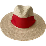 Women's Zinnia Wide & Short Brim Grosgrain Ribbon Sun Hat