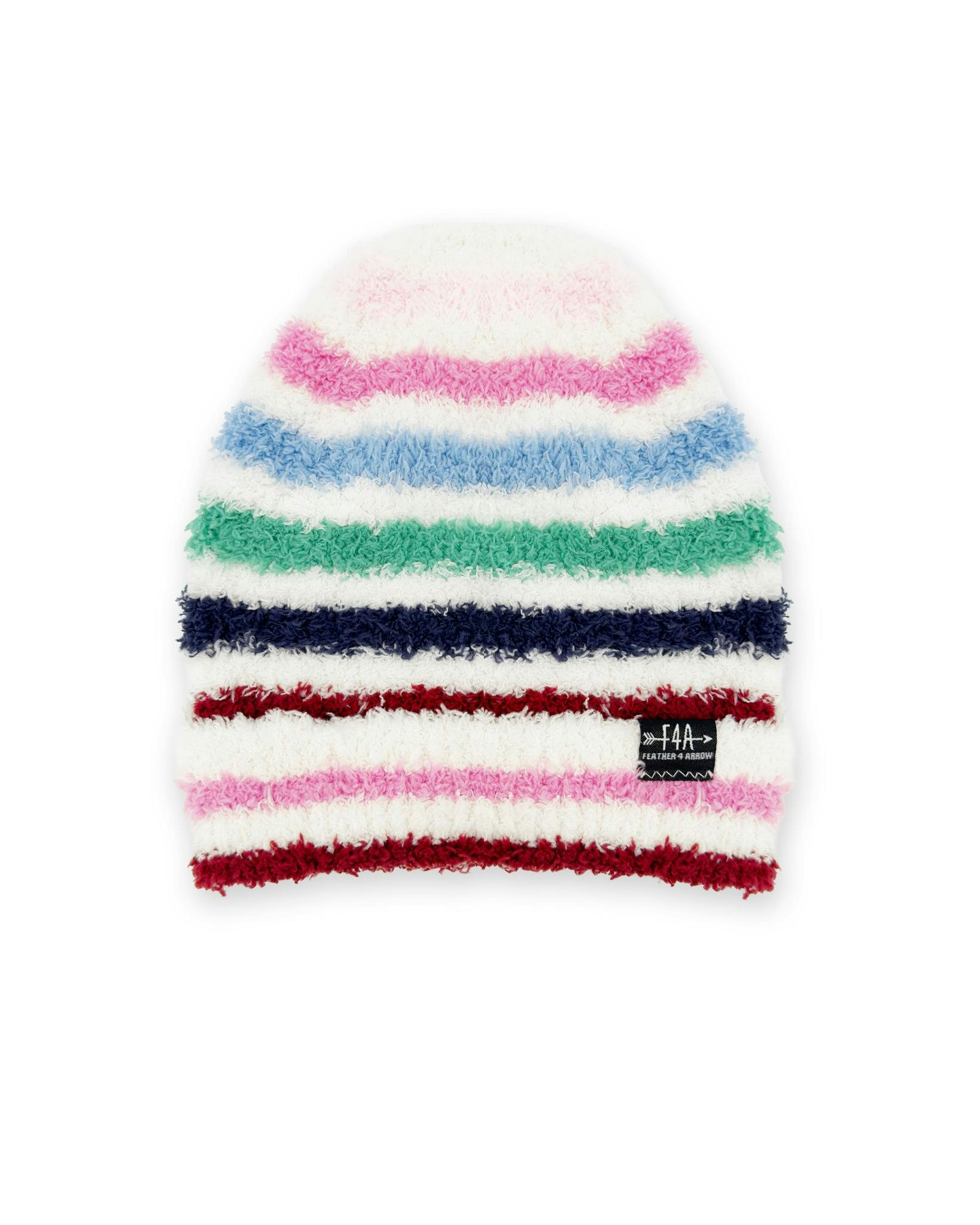 Tate Stripe Beanie - Multi Plush