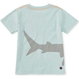 Bite Beach Graphic Tee, Blue