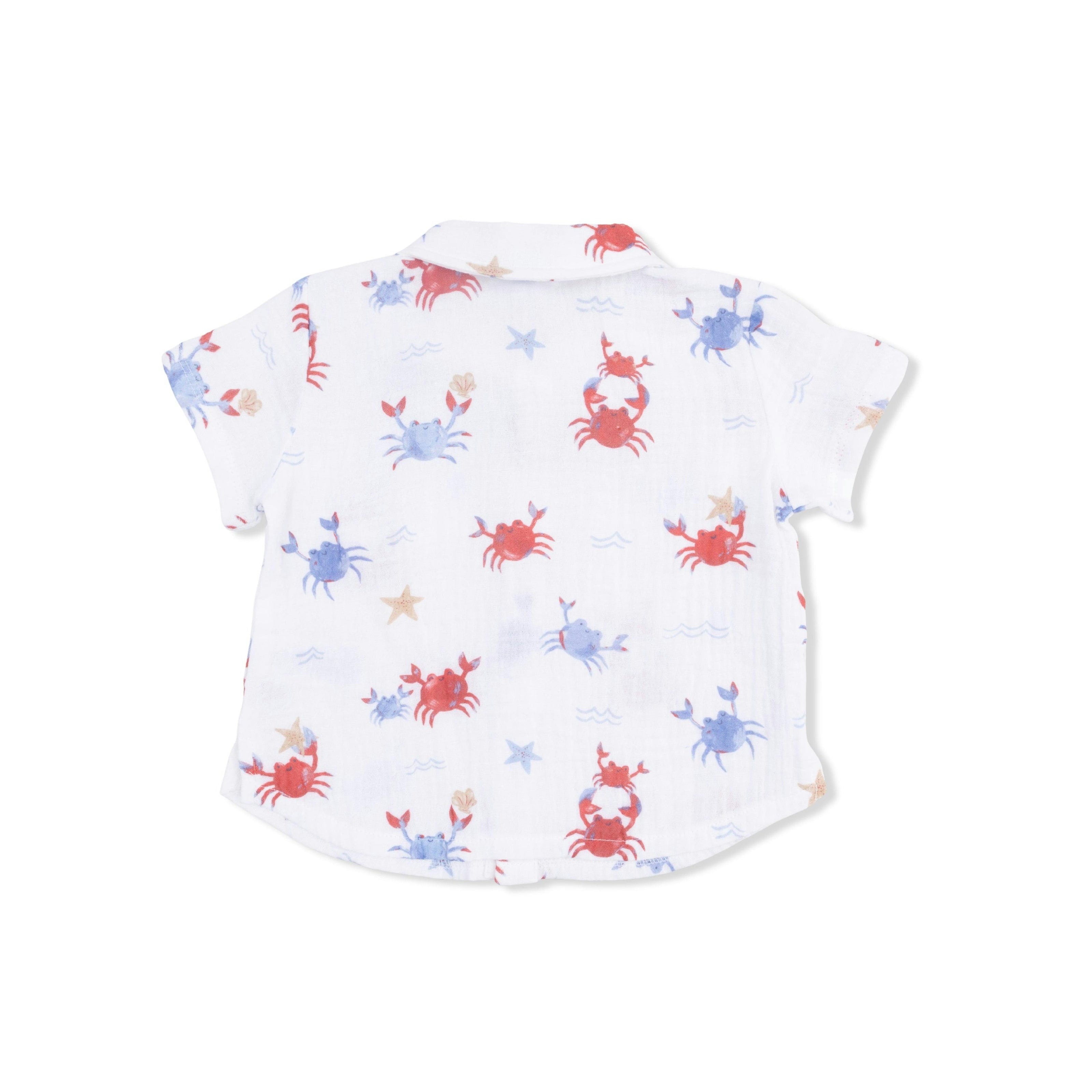 Crayon Crabs - Polo Button Up with Everyday Short
