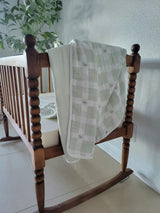 Little Mallard Duck QUILTED 6 Layer Gauze Blanket