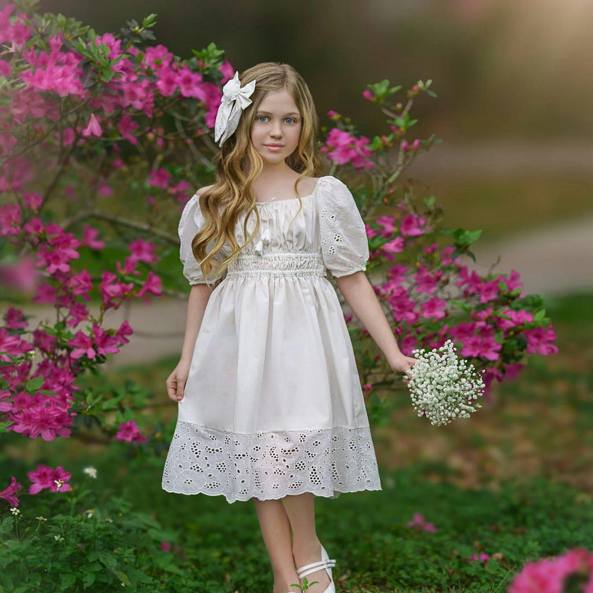 Blanca White Cotton Dress