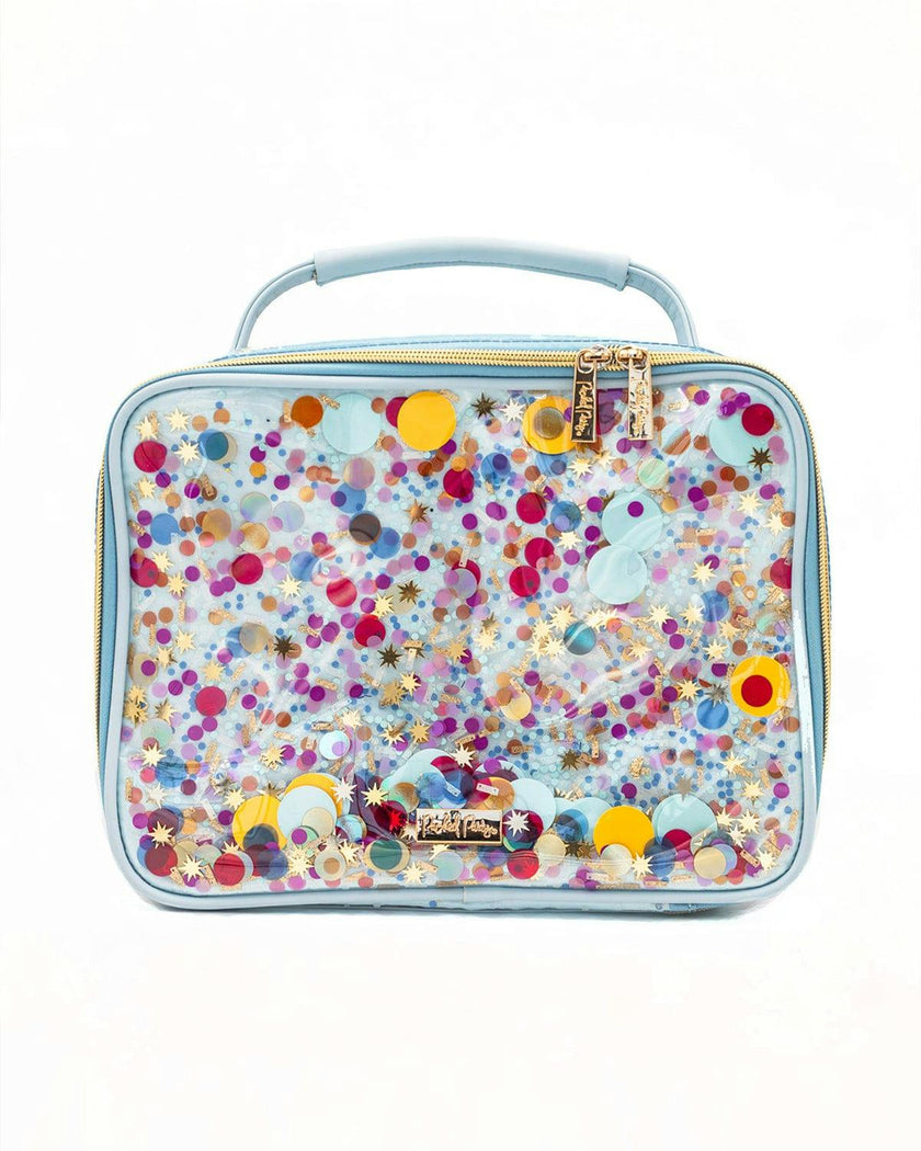 Packed Party Celebrate Every Day Insulated Lunch Box Kids Lunch Bag for School Cute Light Blue Lunch Bag