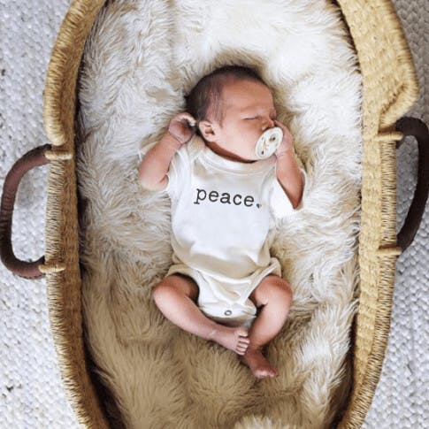 graphic bodysuit | peace