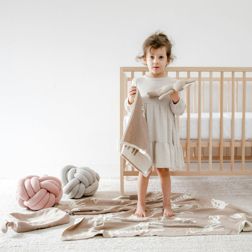 Reversible Baby Blanket Set