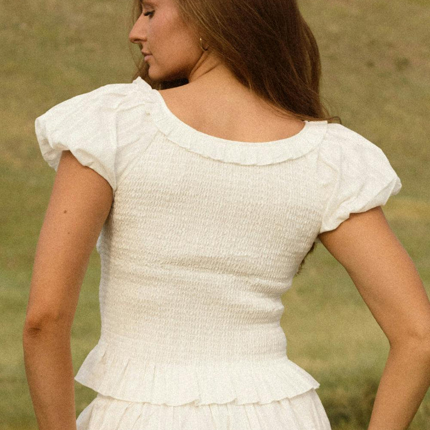 Annalise Top in Reverie Dobby