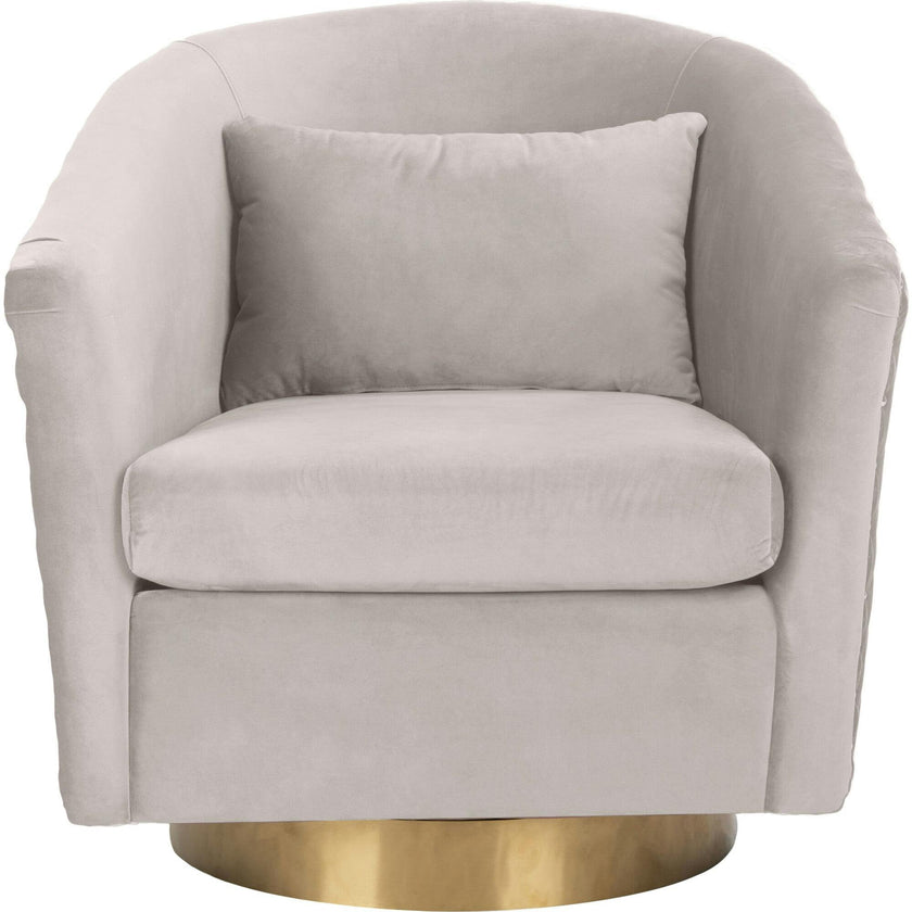 Clara Quilted Swivel Tub Chair