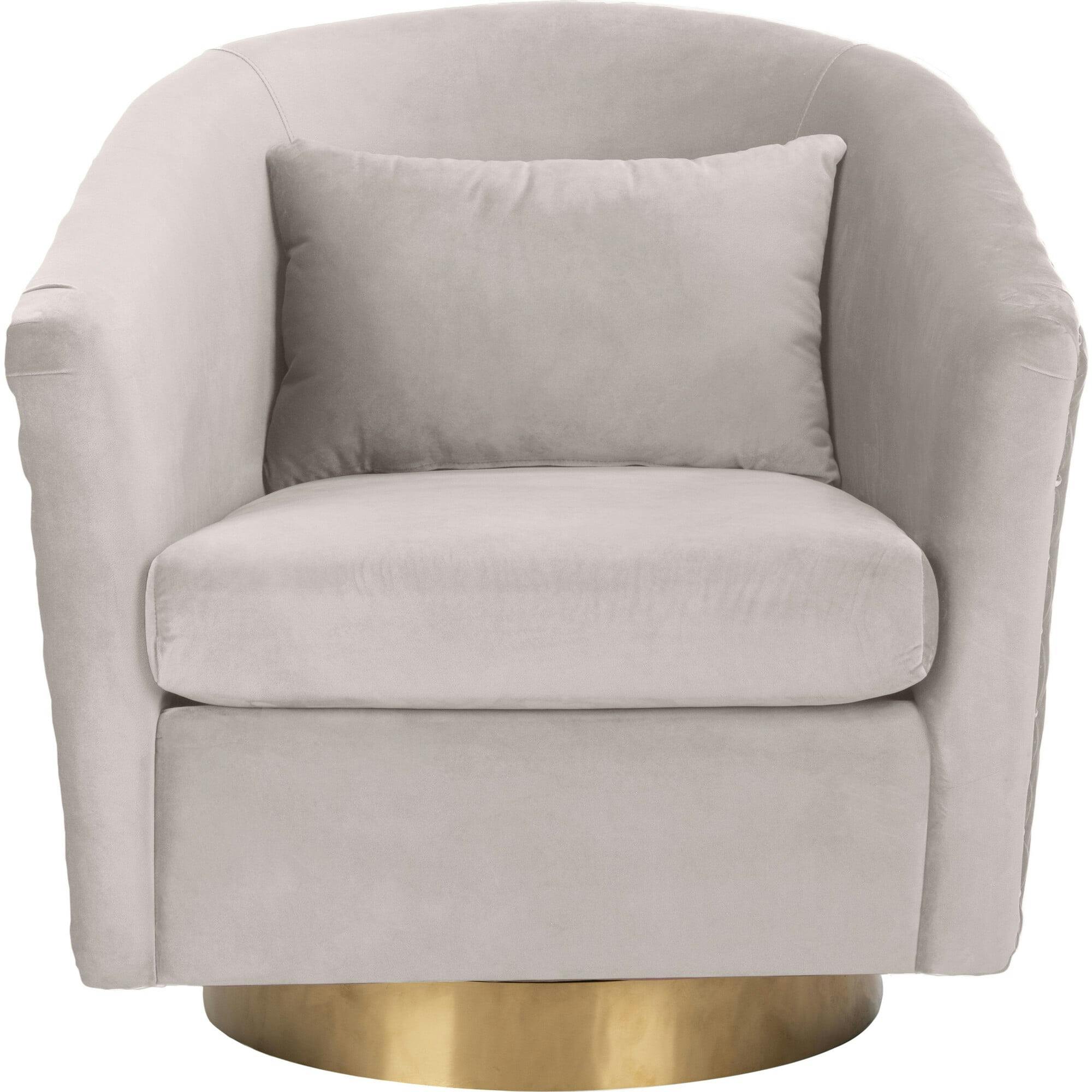 Clara Quilted Swivel Tub Chair