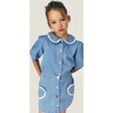 Mipounet SS26 Louise Denim, Skirt Light Blue