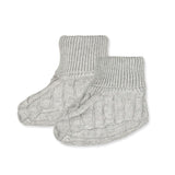Organic Sweater Beanie and Bootie Set