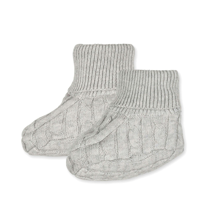 Organic Sweater Beanie and Bootie Set