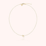 Initial Necklace, 14k Yellow Gold Filled