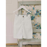 Nicky Hilton x La Coqueta White Conrad Boy Chino Shorts