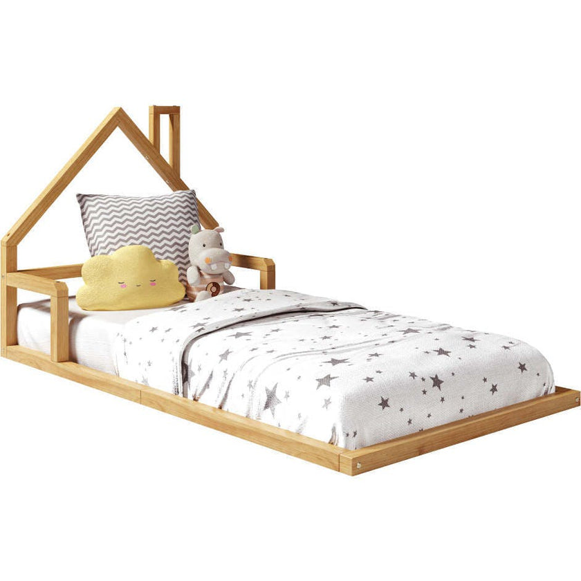 Casita House Twin Floor Bed