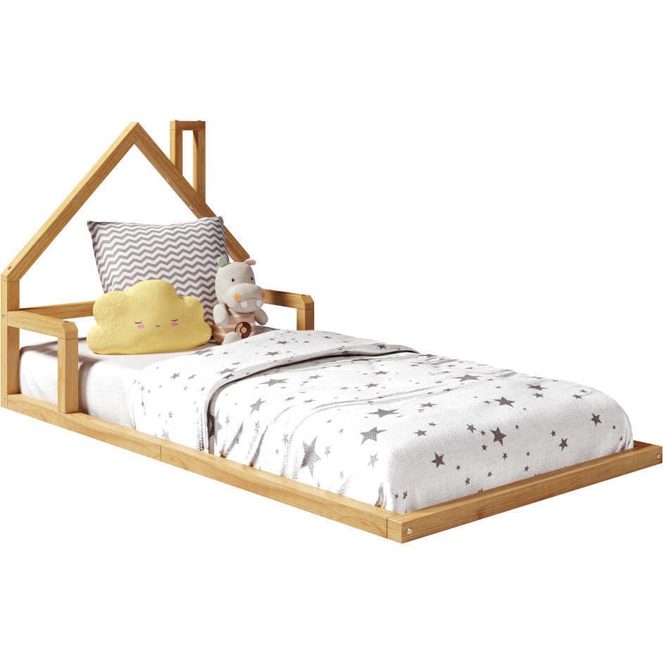 Casita House Twin Floor Bed