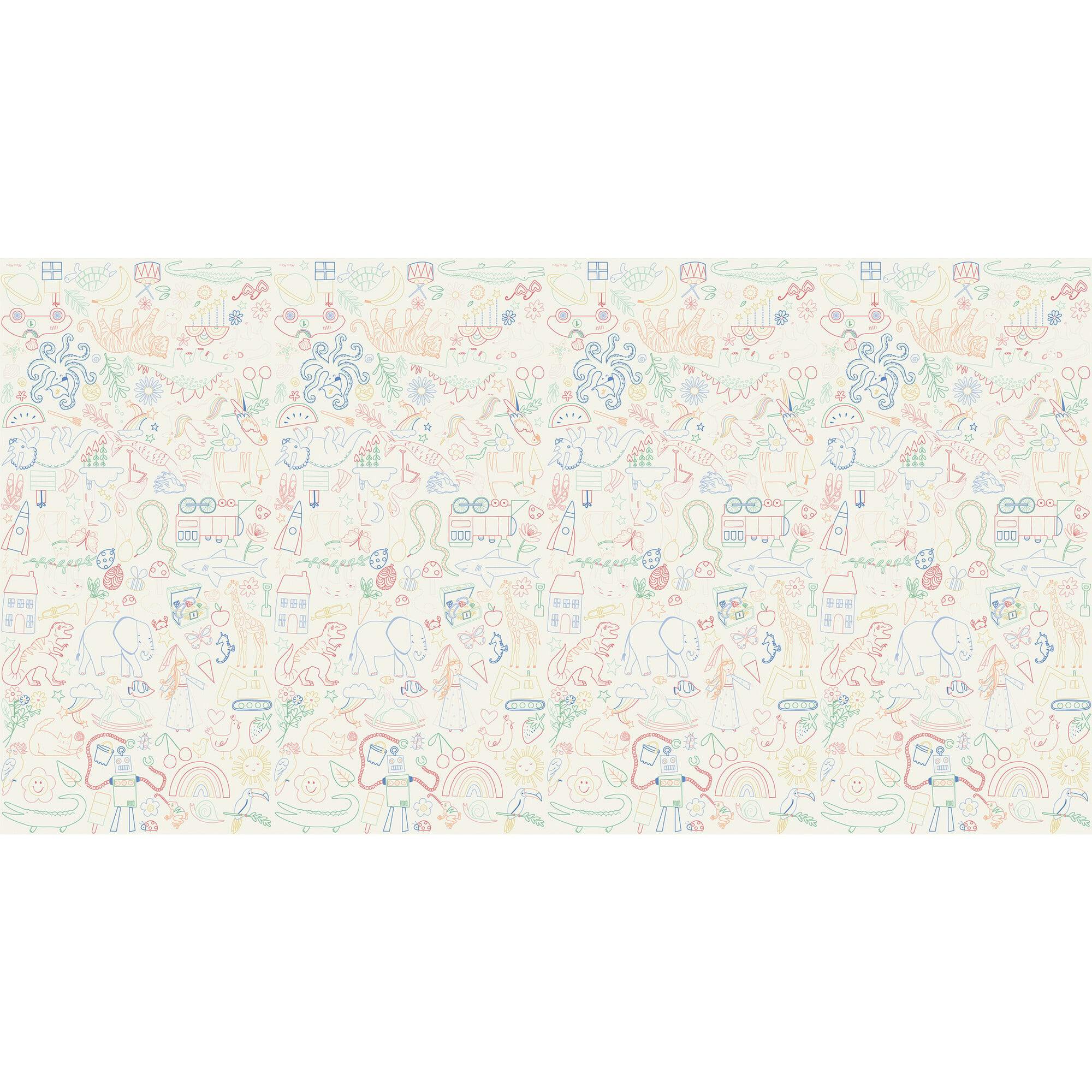 Color In Activity Tablecloth