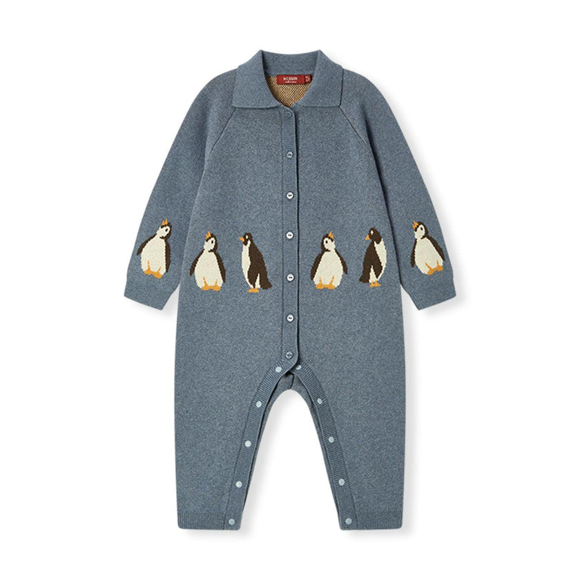 Family Knitted Collar Jumpsuit