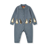 Family Knitted Collar Jumpsuit