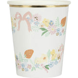 Elegant Floral Cups