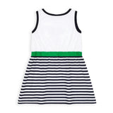 Stripe Knit Dress with Tennis Rackets