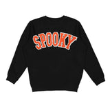 Spooky Orange Patch Halloween Sweatshirt