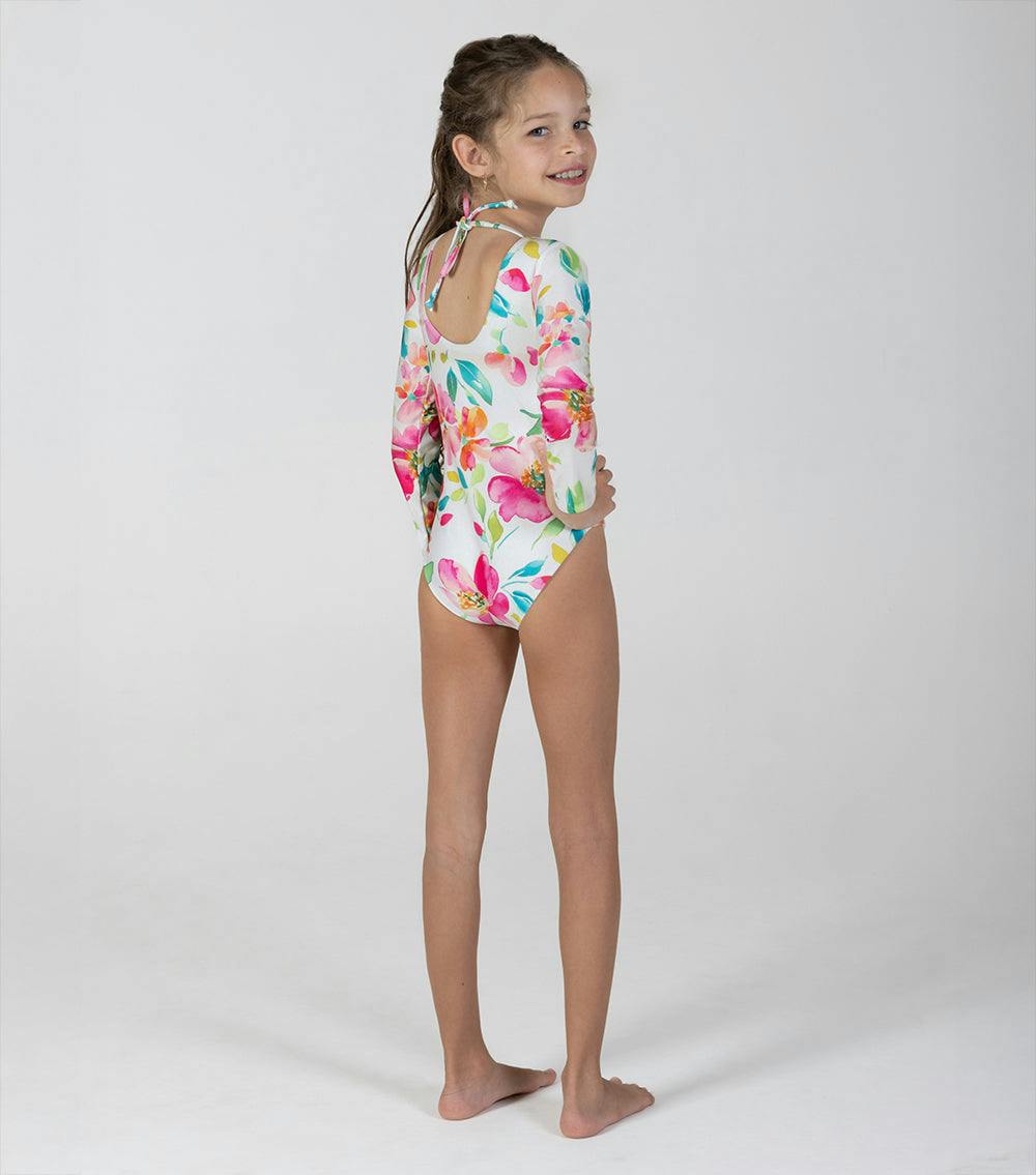 edith long sleeve aquarella flowers