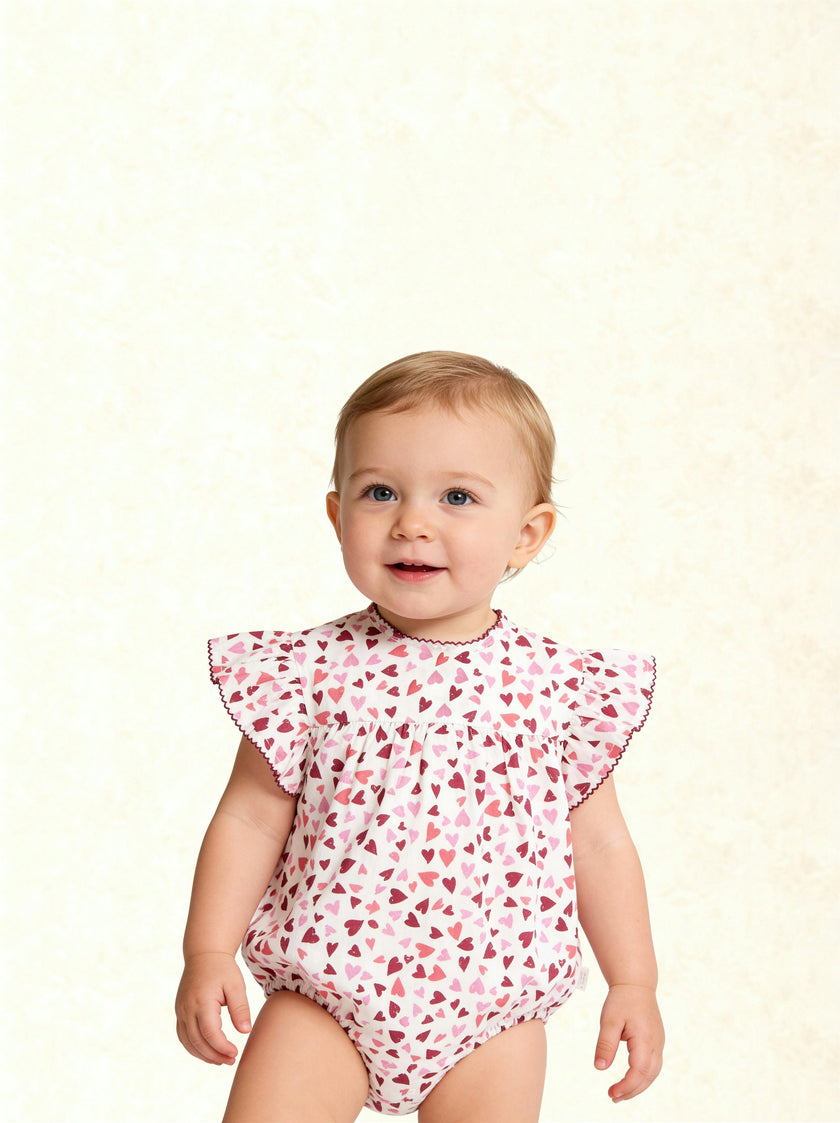 Hearts Print Maeve Bubble