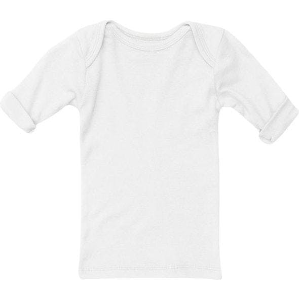 Lap Shoulder Tee Short Sleeve White