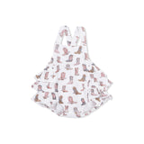 Cowgirl Boots - Ruffle Sunsuit