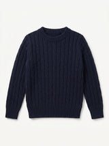 Basic Unisex Cable Sweater