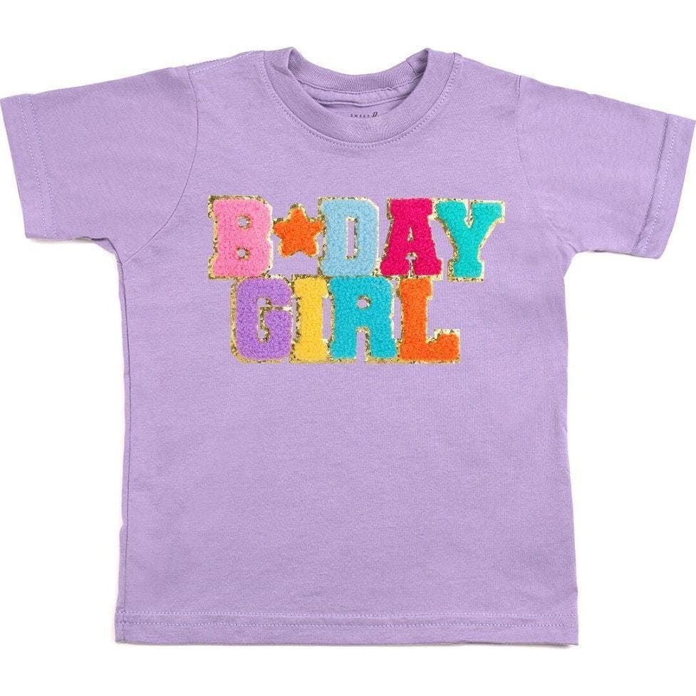 Birthday Girl Patch Short Sleeve T-Shirt