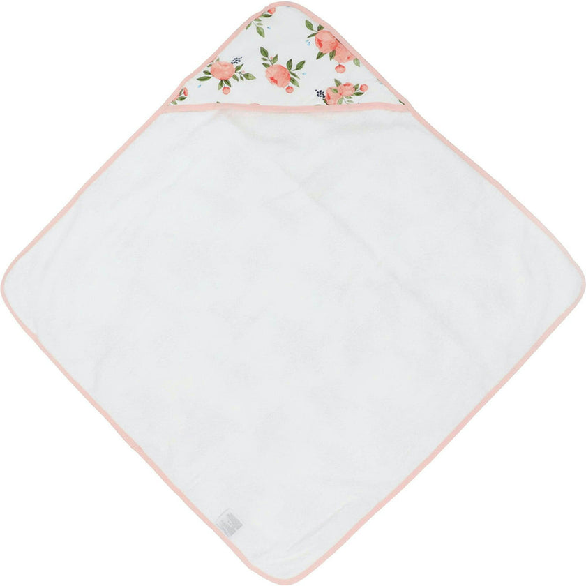 Infant Hooded Towel - Watercolor Roses
