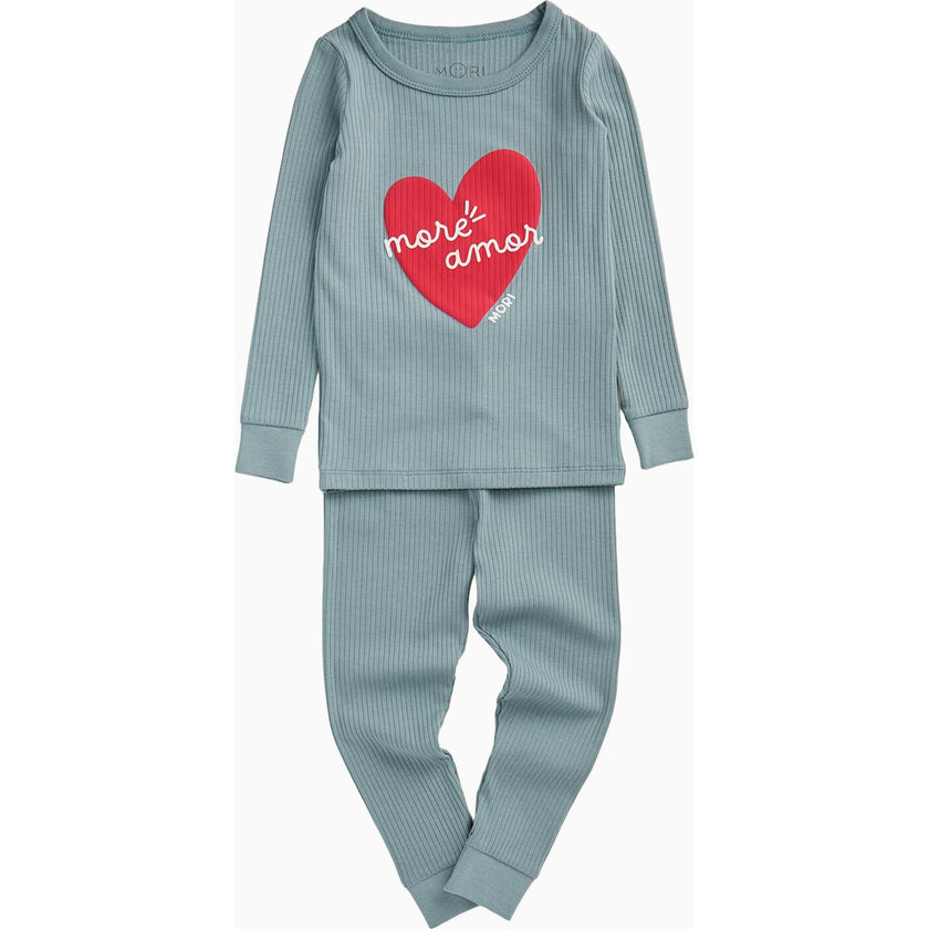 More Amor Ribbed Pajama Set