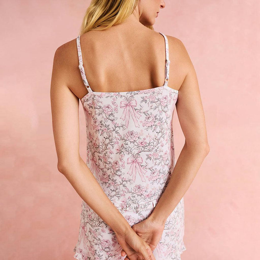 Irene Women's Ruffled Cami Short Set