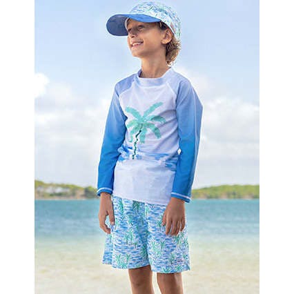 UPF 50+ Wesley Swim Trunks w/ Mesh Liner