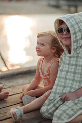 Original Round Sustainable Sunglasses | Bio-Based Bendable Polarized | Fern