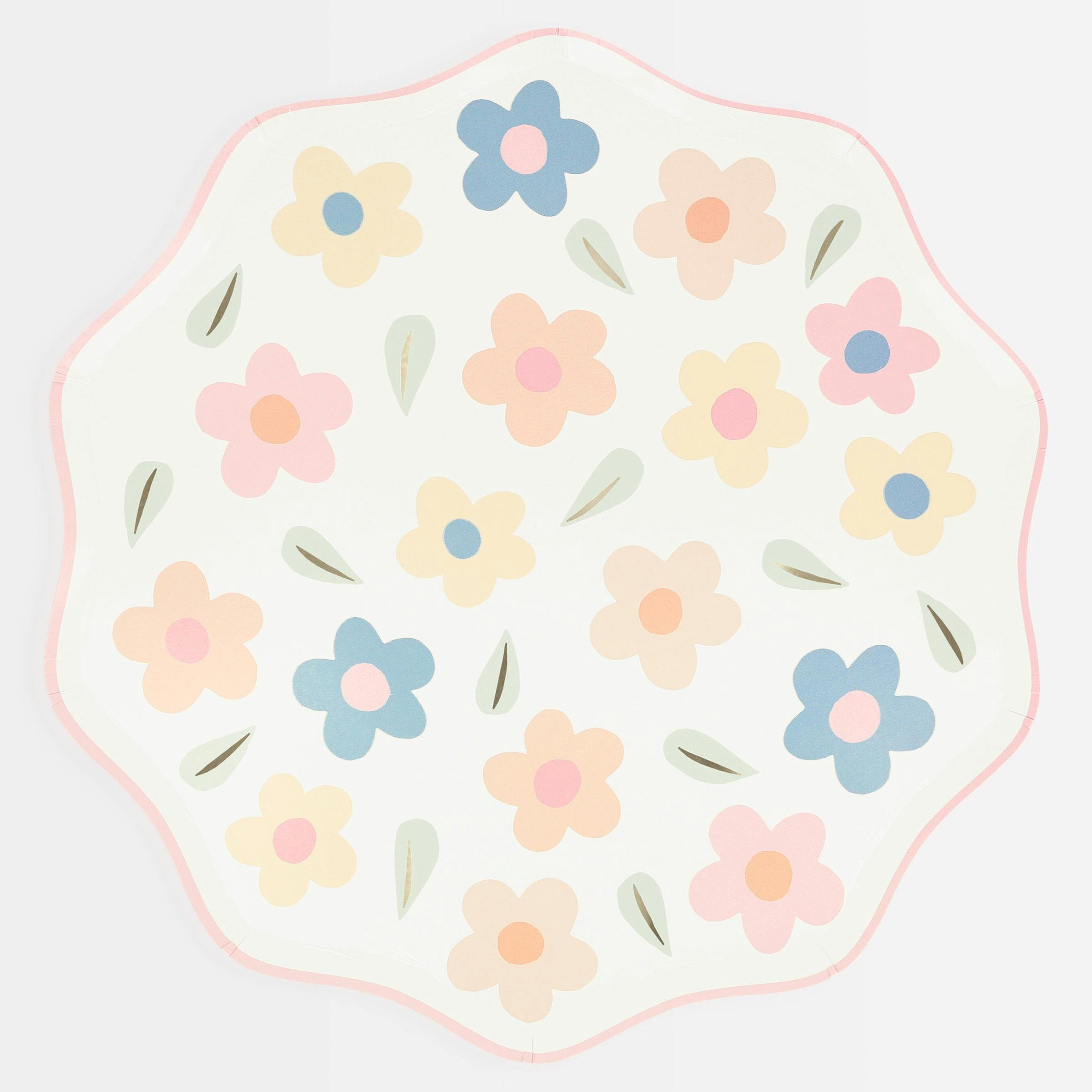 Happy Flowers Dinner Plates