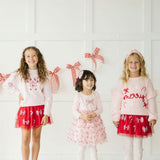 Candy Cane Sequin Patch Christmas Sweatshirt