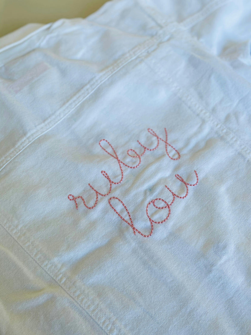 Baby & Kids Back Embroidery Denim Jacket