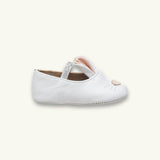 Baby Bunny Slipper | White Leather