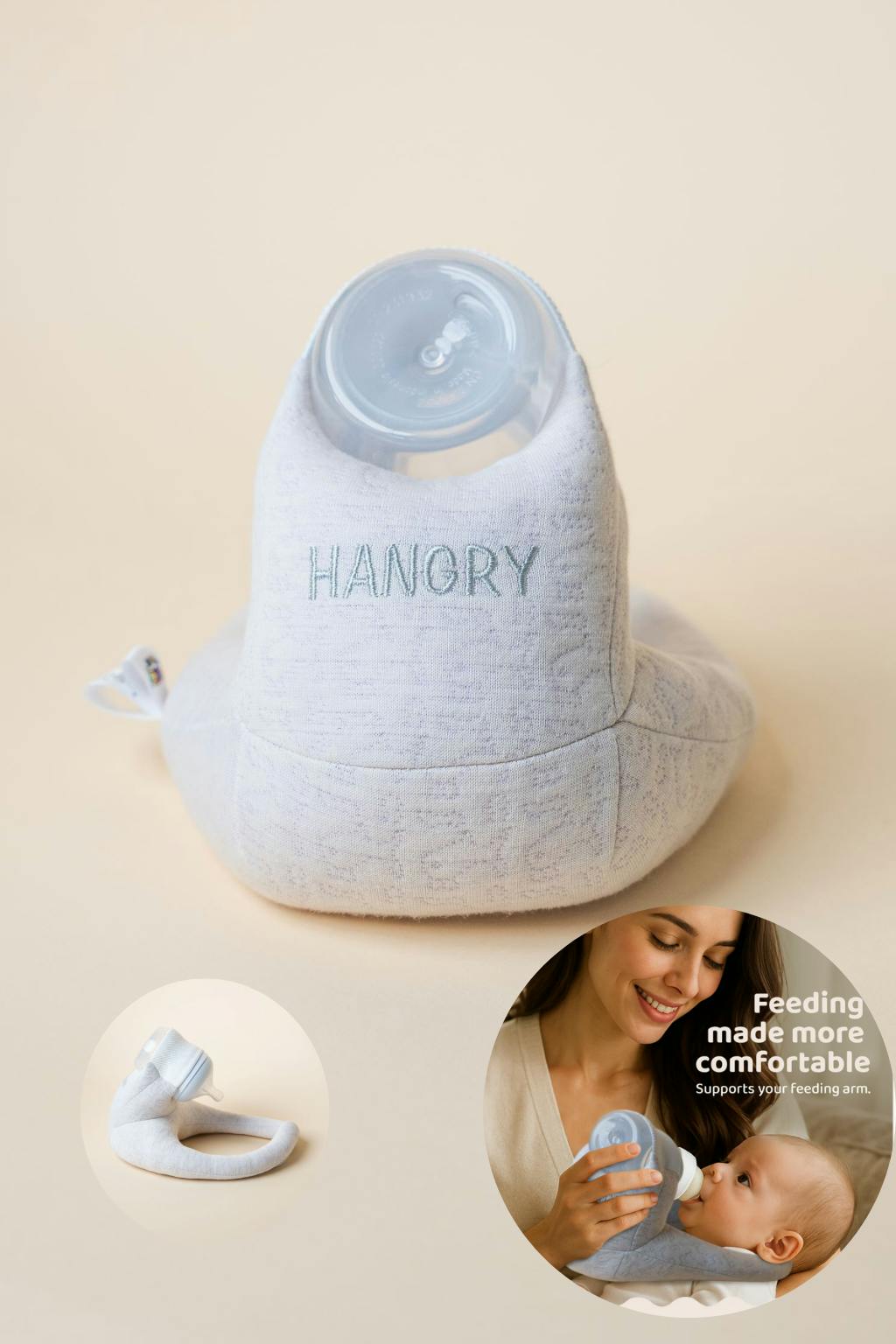 Baby Bottle Pillow Holder for Parents - 