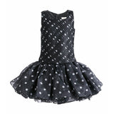 Black Calivra Polka Dot Dress