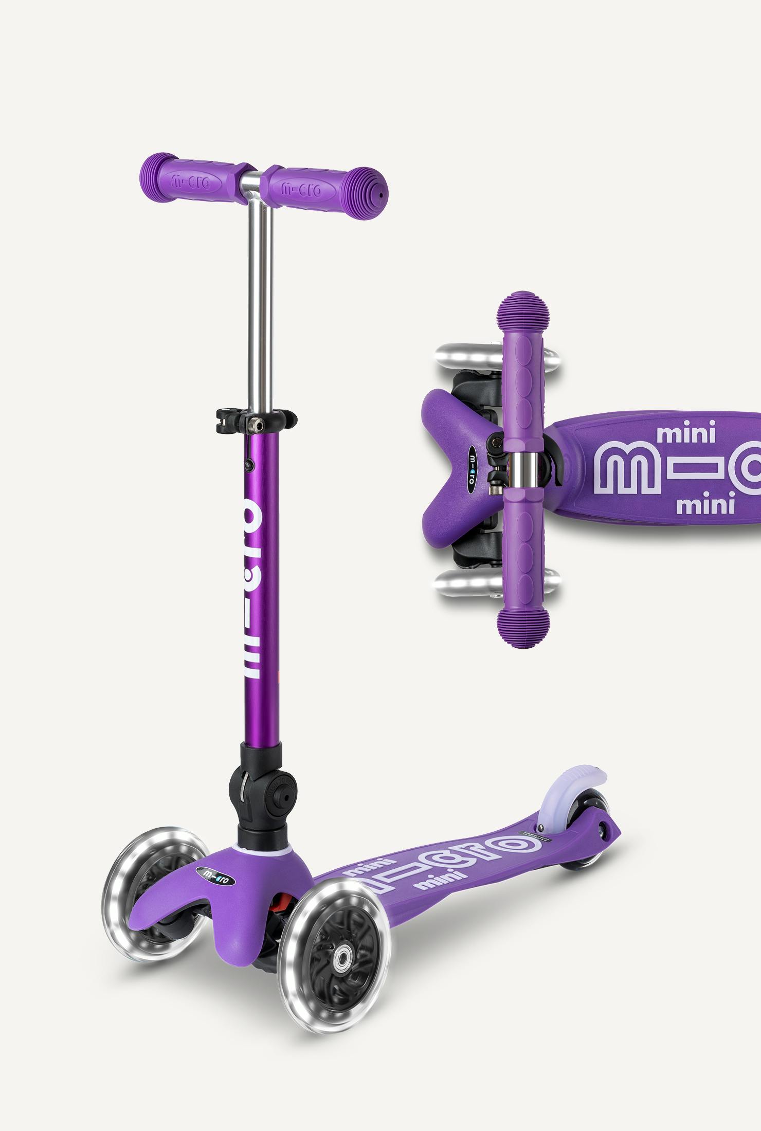Micro Mini Foldable LED Scooter