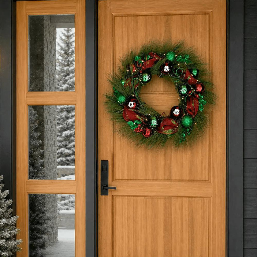 Disney® Mickey Mouse Christmas Wreath Pre-Lit
