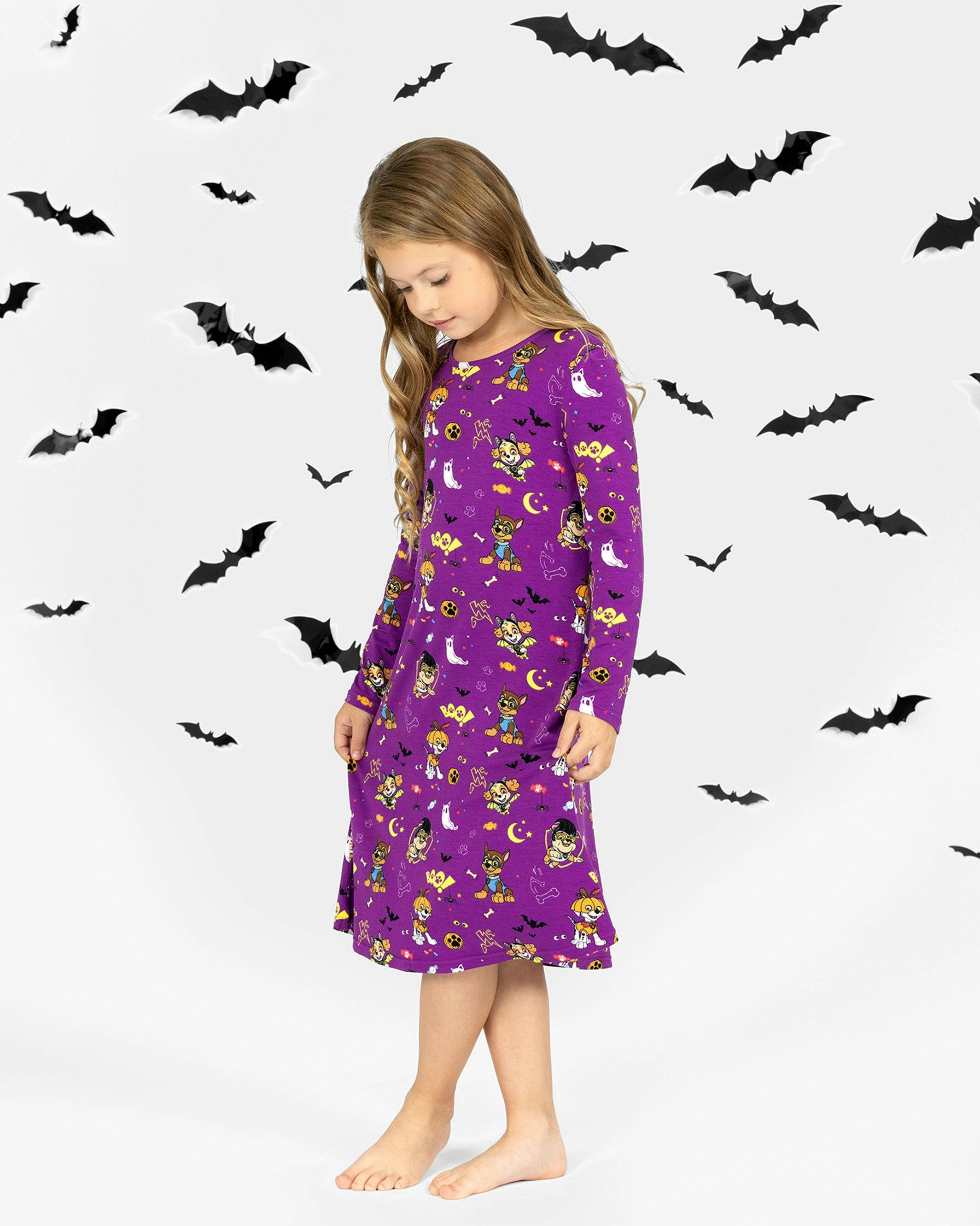 PAW Patrol: Halloween Bamboo Girls' Long Sleeve Dress