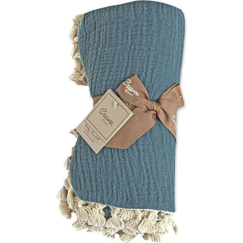 6 Layer Muslin Blanket Riverstone
