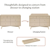 Palma 7-Drawer Wide Assembled Dresser (53")