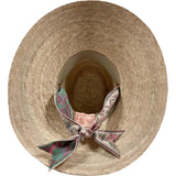 Women'S Wildflower Pop-Up Retro Garden Ribbon Sun Hat