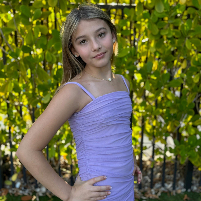 Girls Naomi Mesh Dress