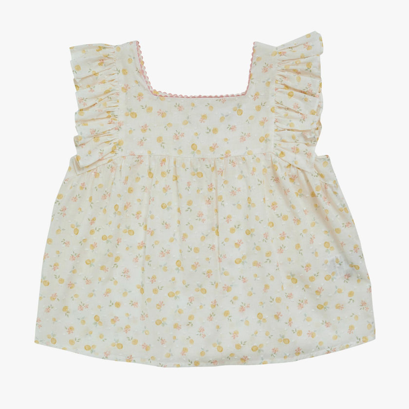 Clelia Top Printed Plumetis